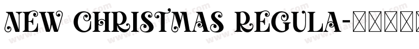 New Christmas Regula字体转换